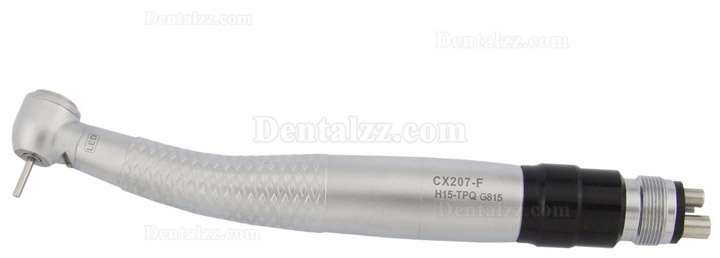 YUSENDENT® CX207-F-TPQ歯科トルクヘッド自己電源LEDハンドピース NSKカップリング 付き